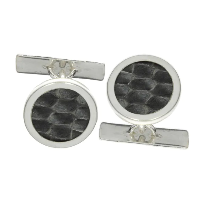 Hovedbilde Mansjettknapper lakseskinn